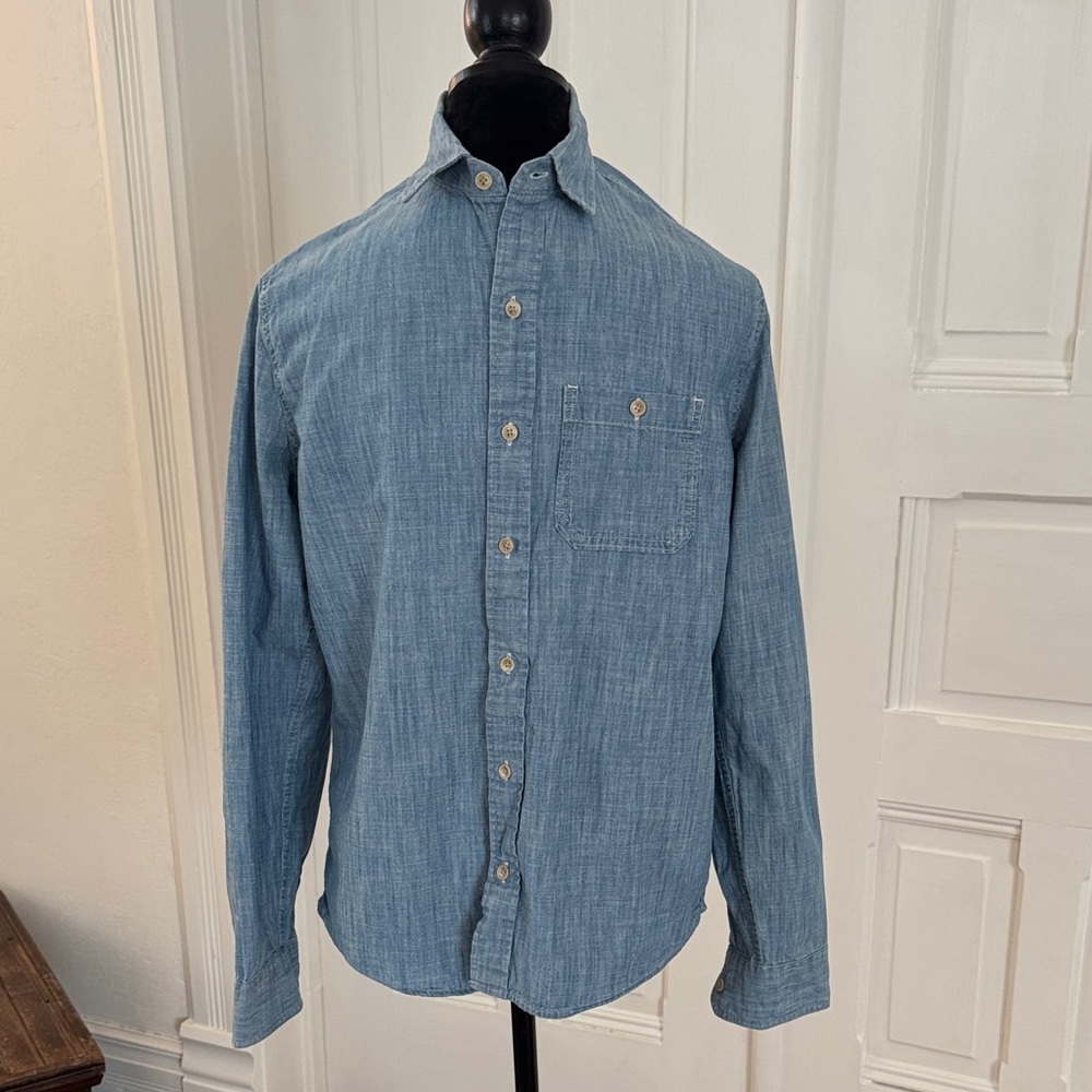 Abercrombie & Fitch Light Blue Casual Shirt